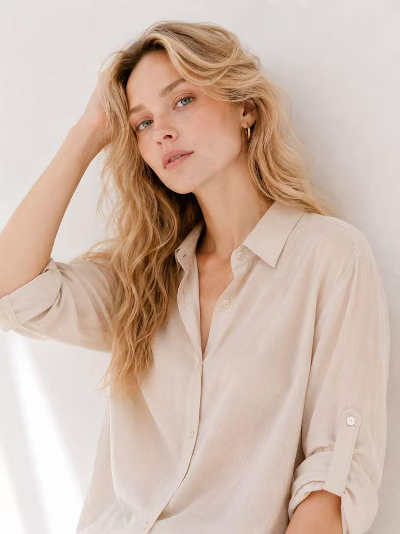 Wholesaler UPSTYLE - COTTON SHIRT