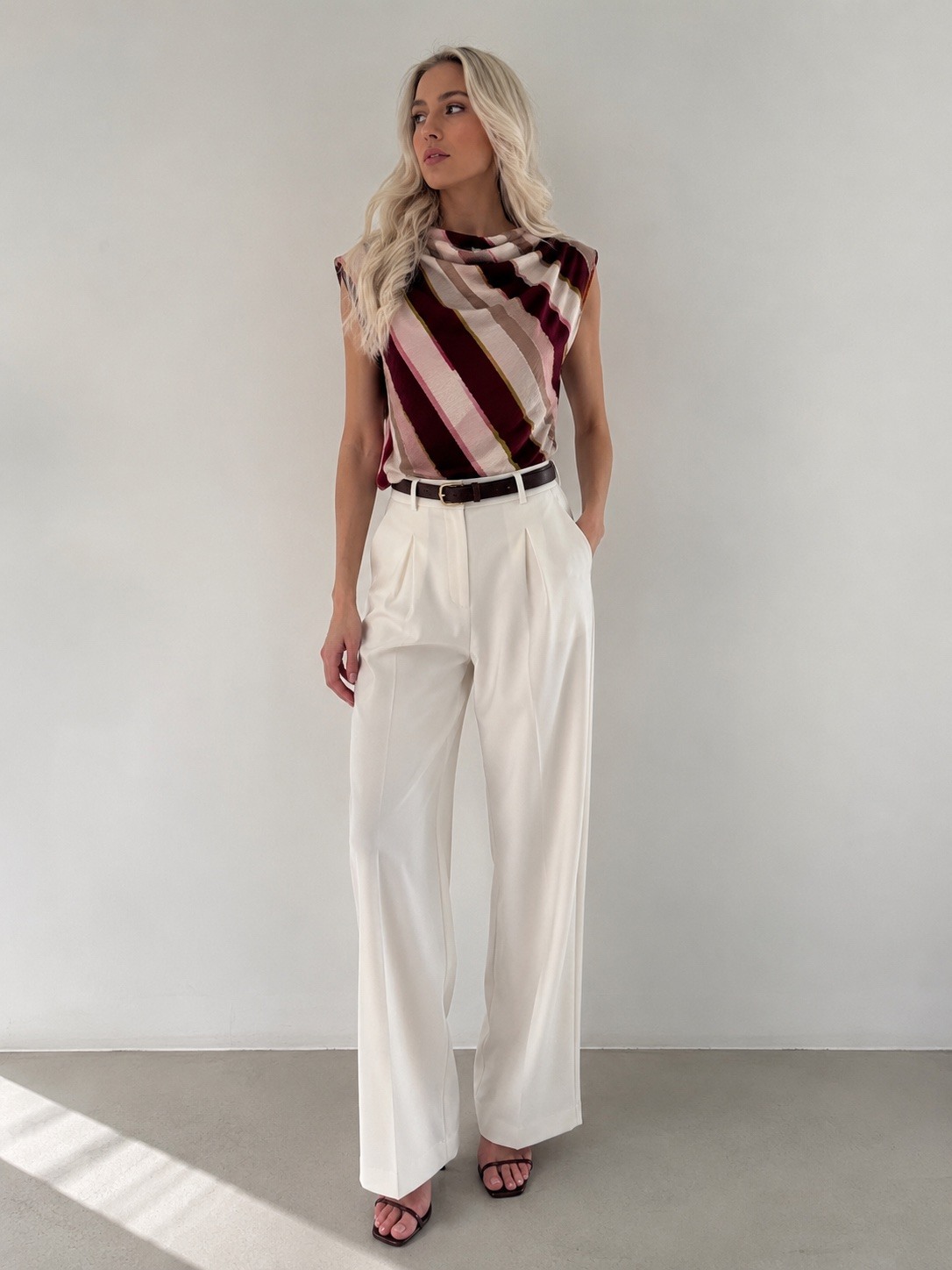 Wholesaler UPSTYLE - PRINTED VISCOSE TOP