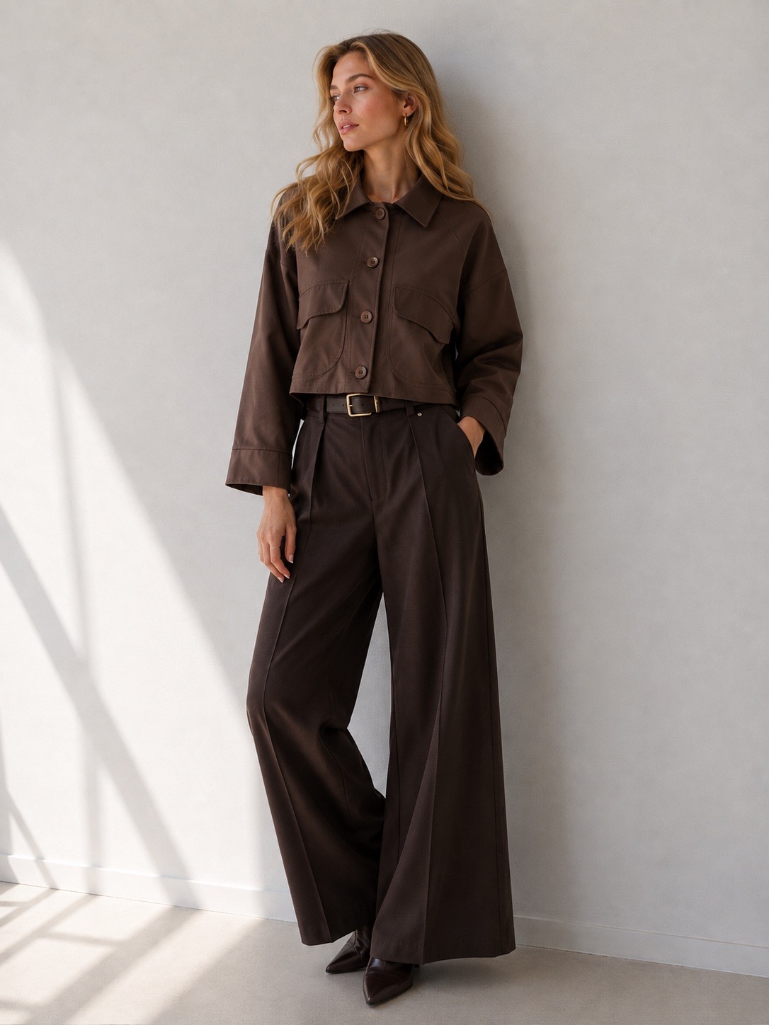Wholesaler UPSTYLE - JACKET WITH PATCH POCKETS