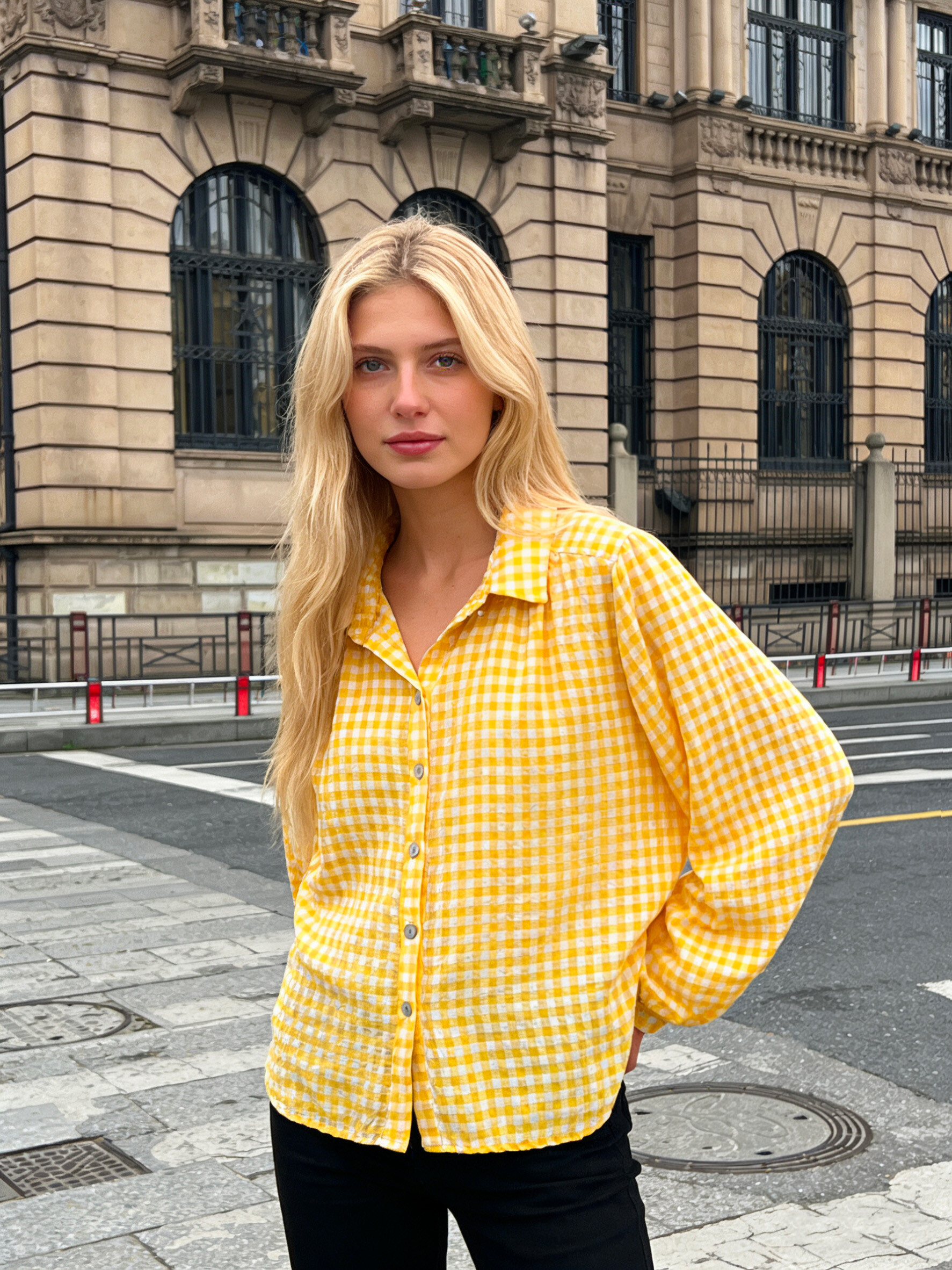 Mayorista V&L BRAND - Camisa de cuadros mezcla de algodón