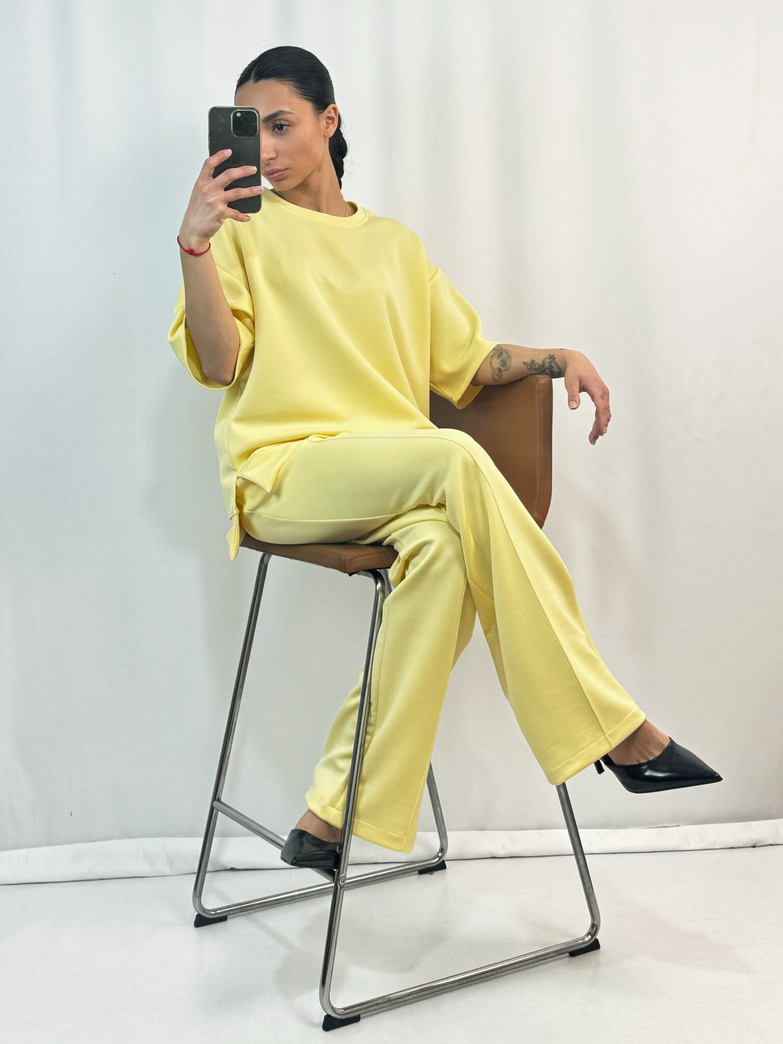 Wholesaler V&L BRAND - 2 -piece casual suit, short sleeve jersey and elasticized trousers