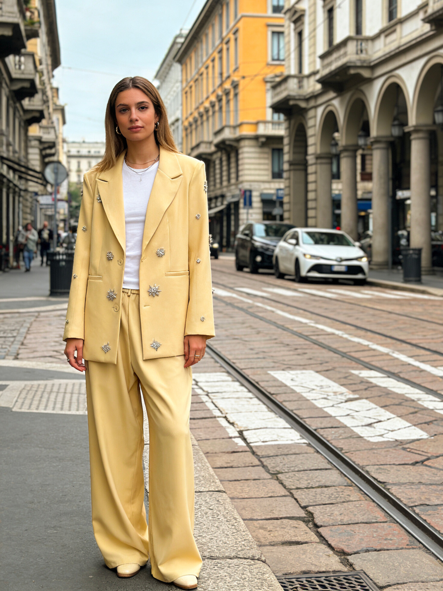 Wholesaler V&L BRAND - Elegant jacket and trouser set