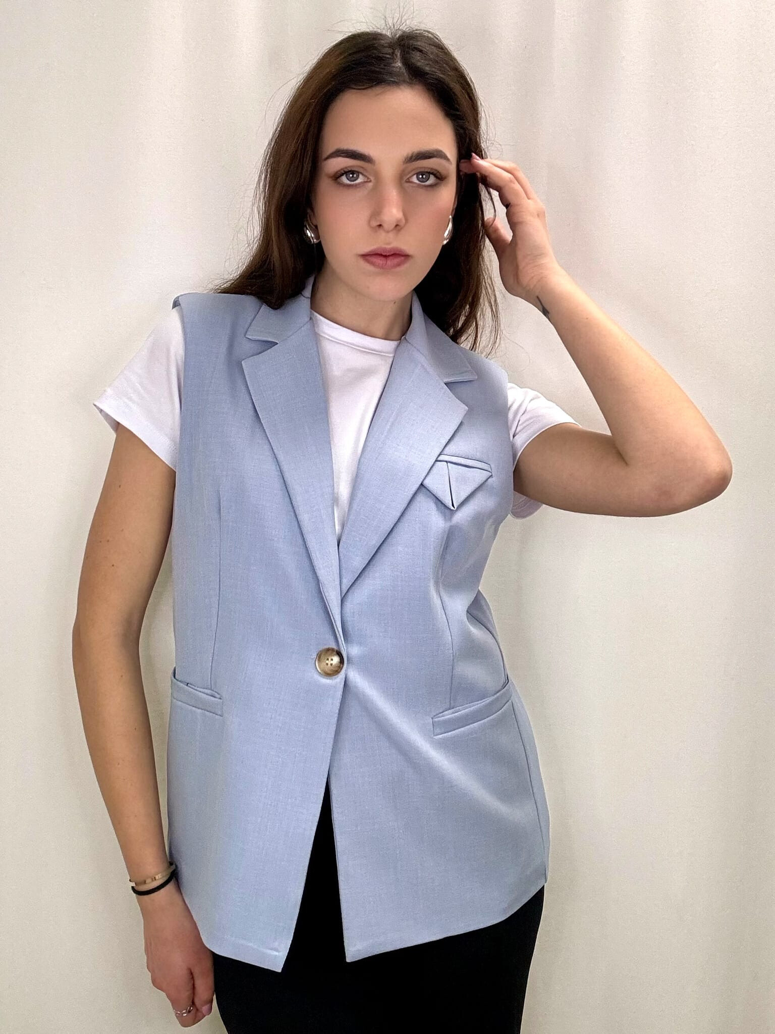 Grossiste V&L BRAND - Blazer décontracté et élégant pour femme uni