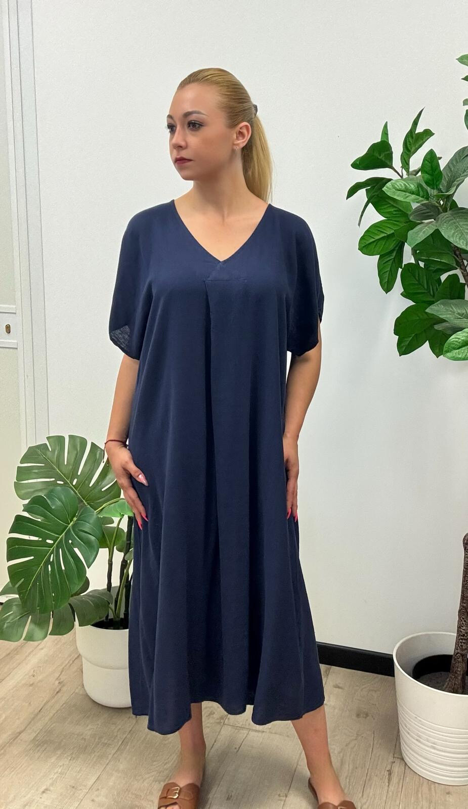 Mayorista V&L BRAND - Vestido largo OVERSIZE