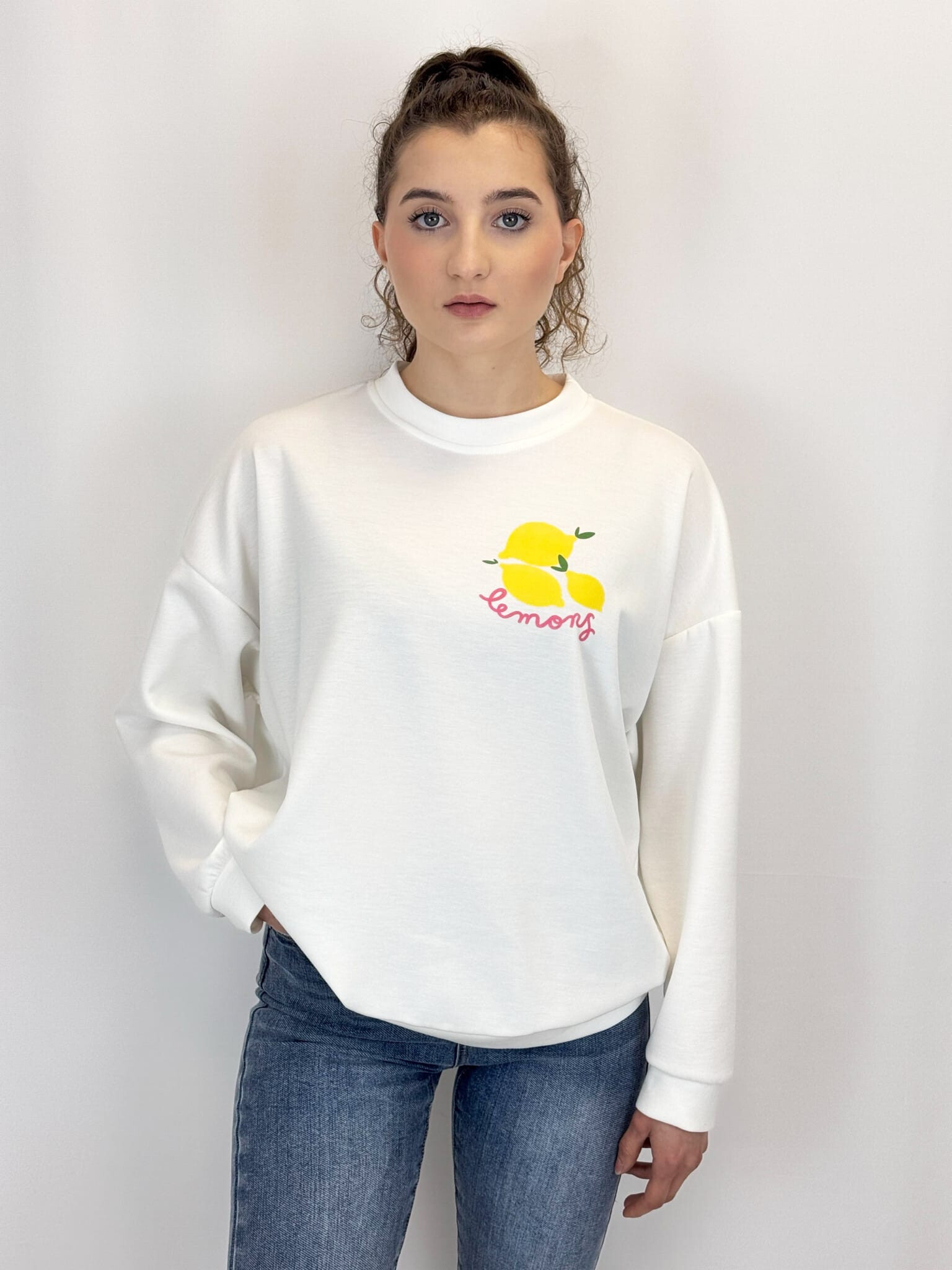 Wholesaler V&L BRAND - Light women's sweatshirt, solid color