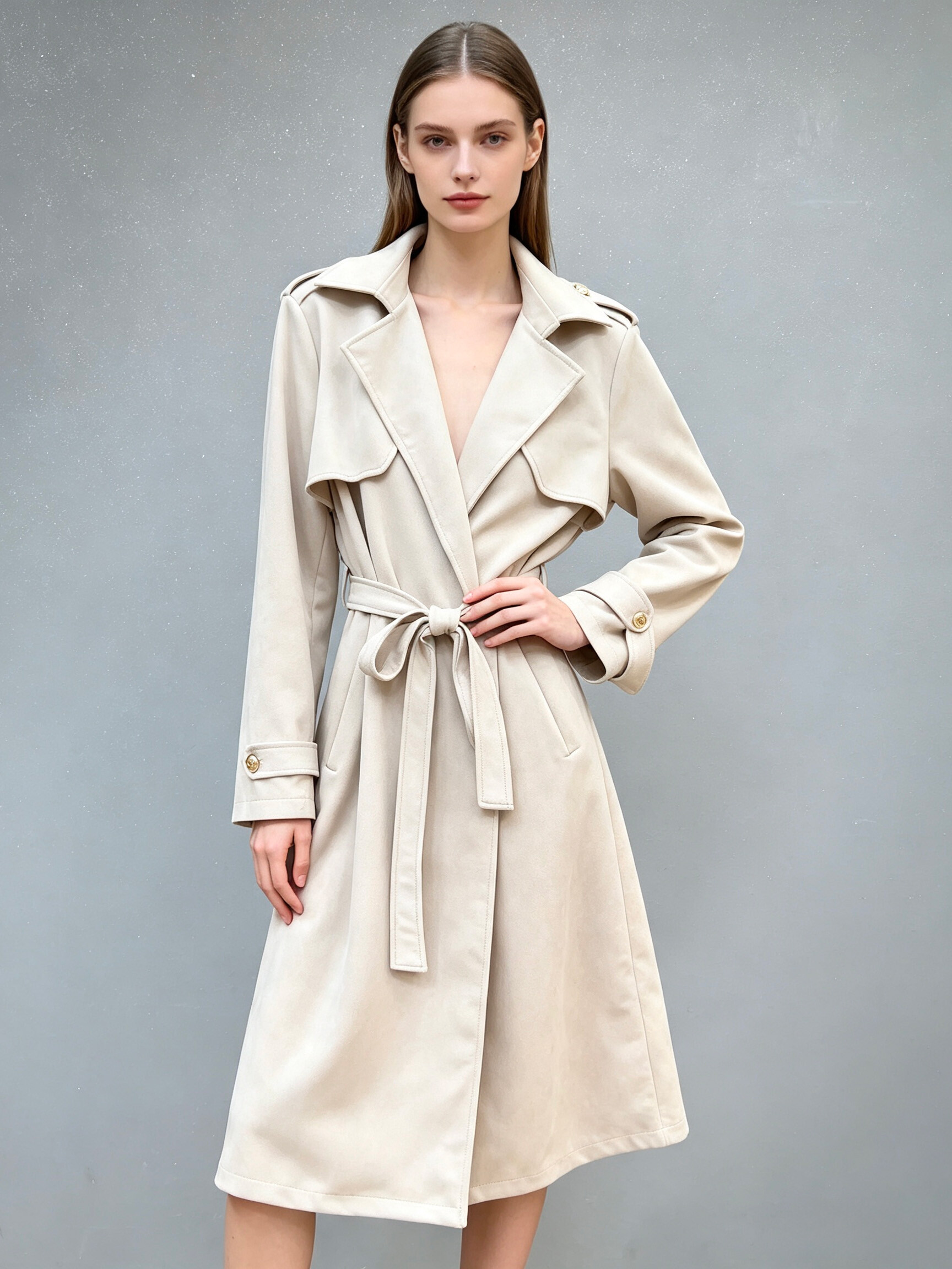 Wholesaler V&L BRAND - Women's long coat, casual and elegant style
