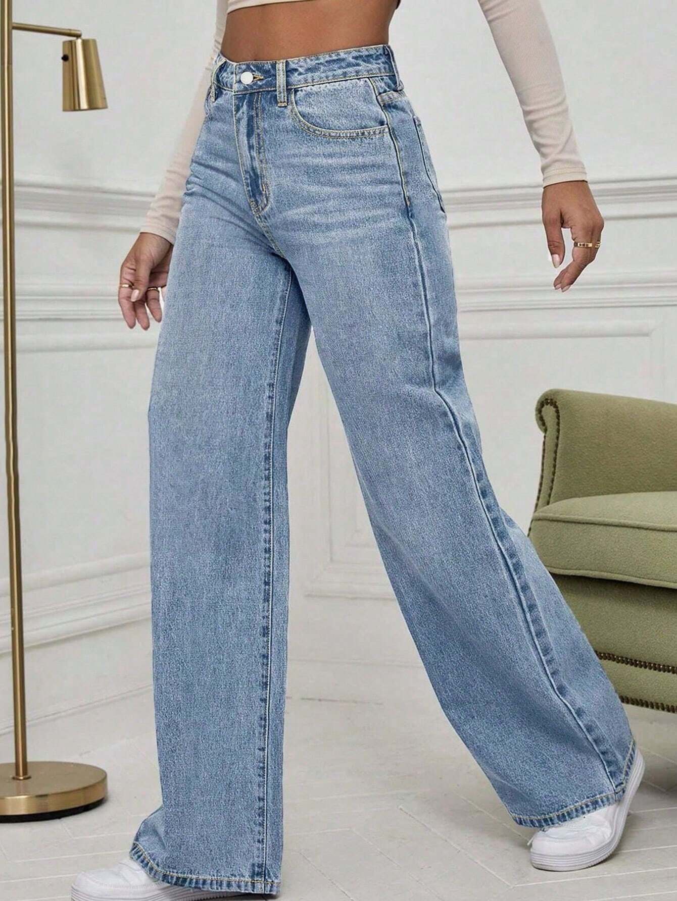 Wholesaler VALENNE - Women's wide-leg jeans