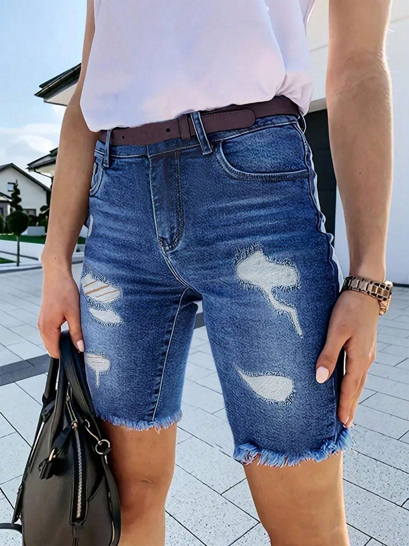 Wholesaler VALENNE - Women's denim shorts