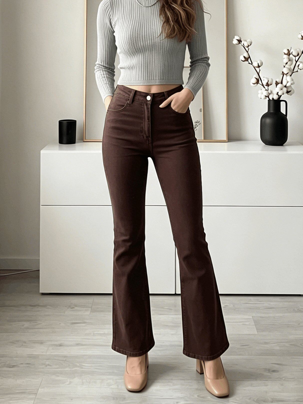 Wholesaler VALENNE - WOMEN'S FLARED JEANS