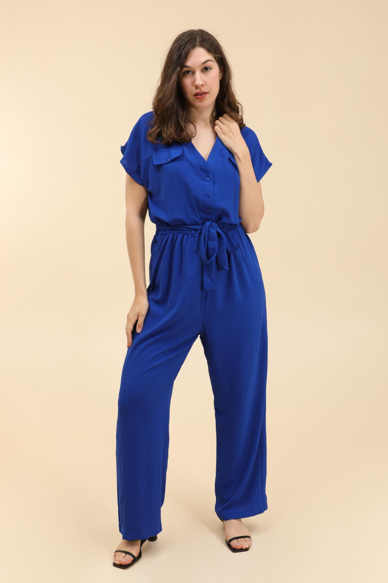 Wholesaler Van Der Rock Grande Taille - Plus size V-neck jumpsuit
