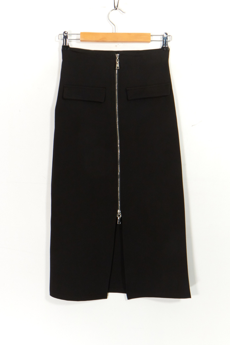 Wholesaler Van Der Rock Grande Taille - Plus size skirt with fake pockets and zip.