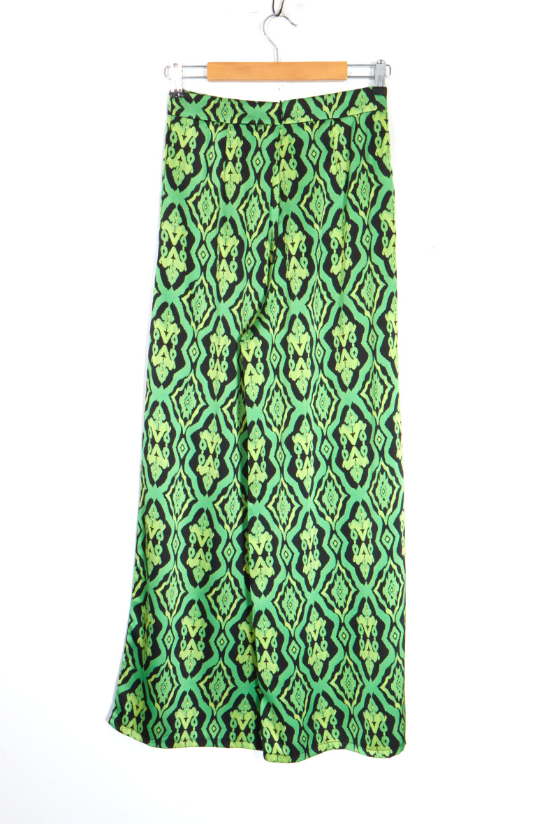 Wholesaler Van Der Rock Grande Taille - Plus size Printed palazzo pants whose loose