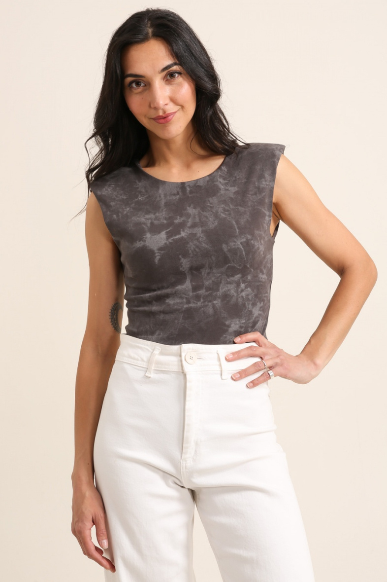 Wholesaler Van Der Rock - Shoulder bodysuit in washed cotton