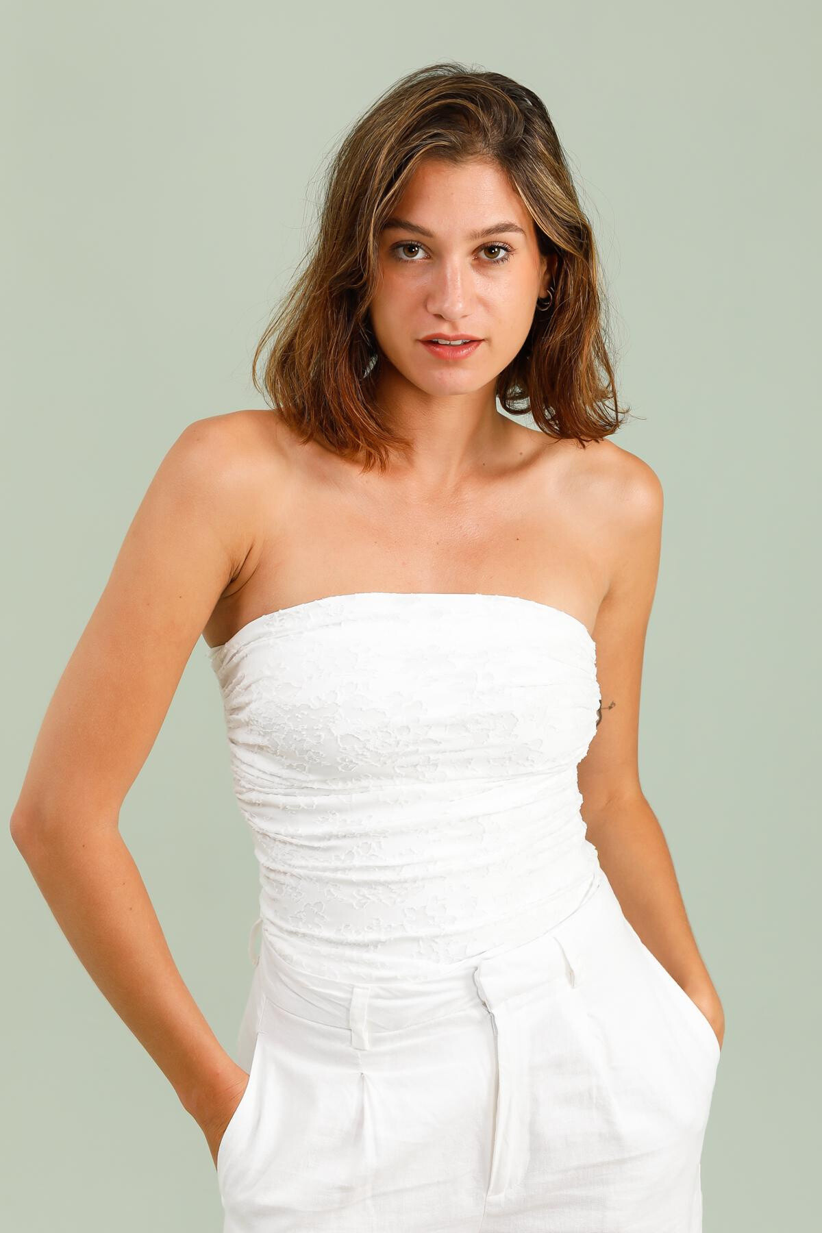 Grossista Van Der Rock - Body bustier in pizzo foderato