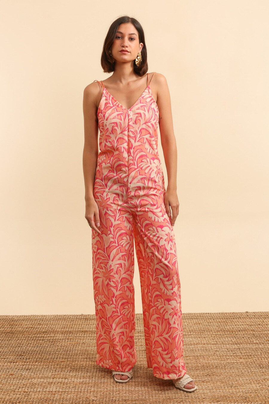 Wholesaler Van Der Rock - Naked back printed pants combination
