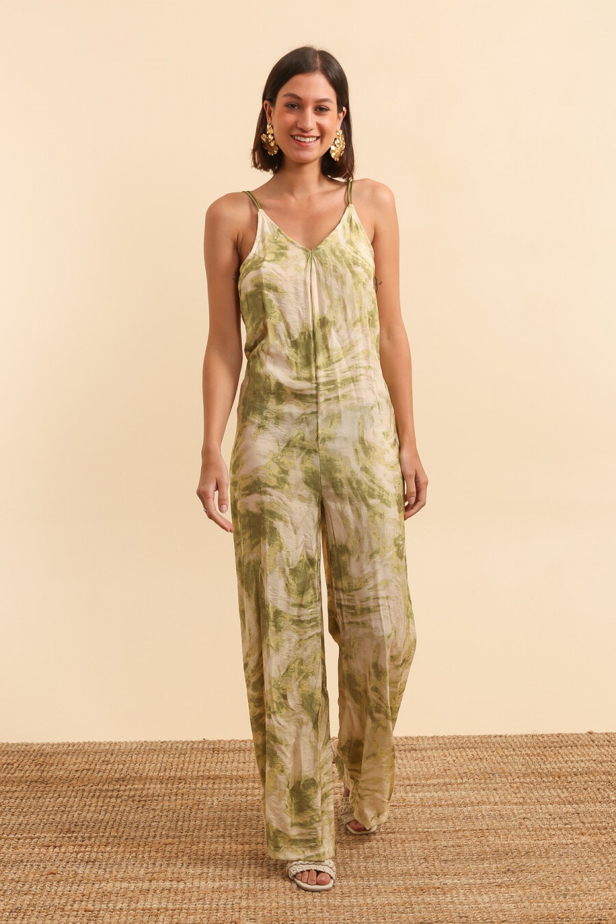 Wholesaler Van Der Rock - Naked back printed pants combination