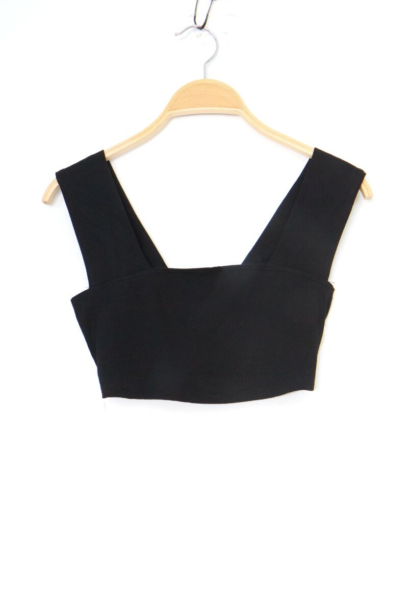 Großhändler Van Der Rock - Kurzes Bustier mit breitem Träger