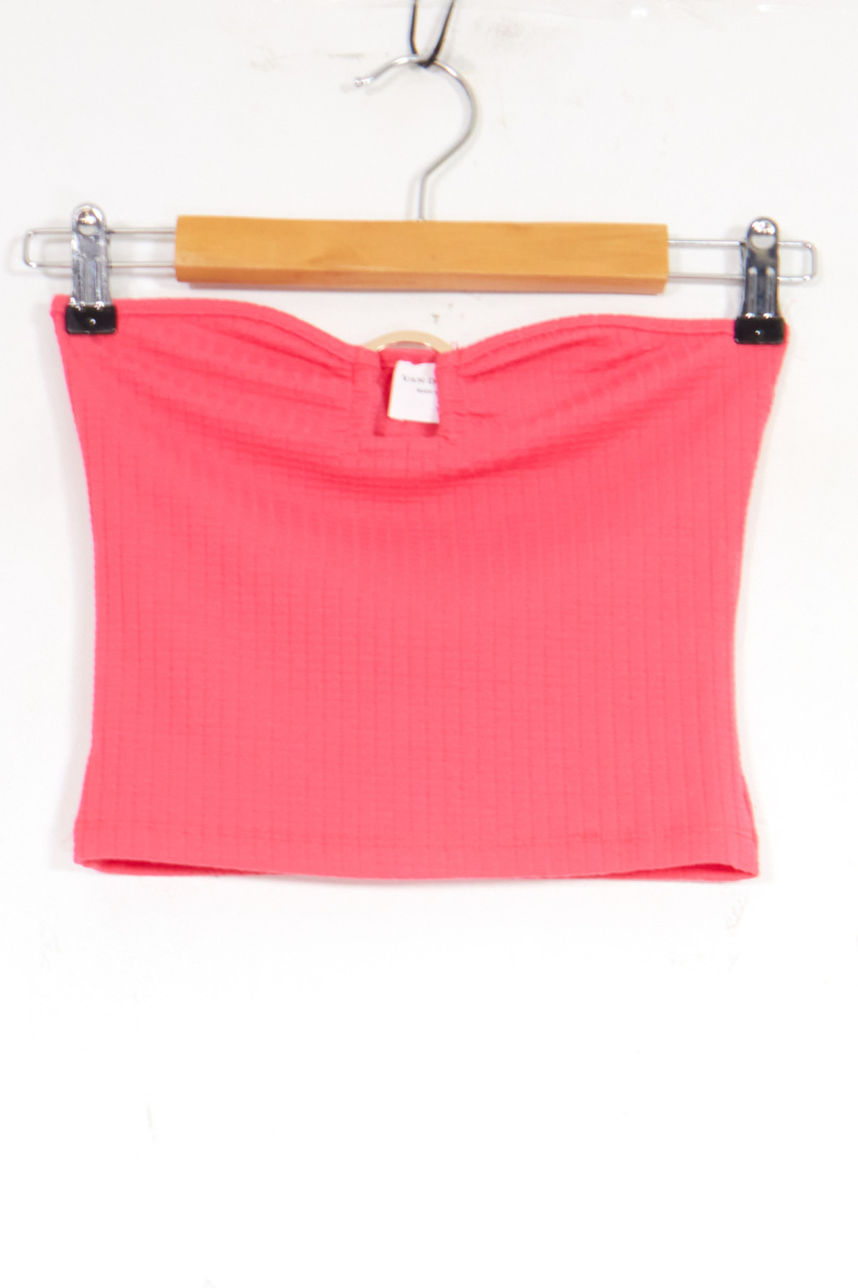 Großhändler Van Der Rock - Kurzes Bustier mit Schmuckstein auf der Brust.