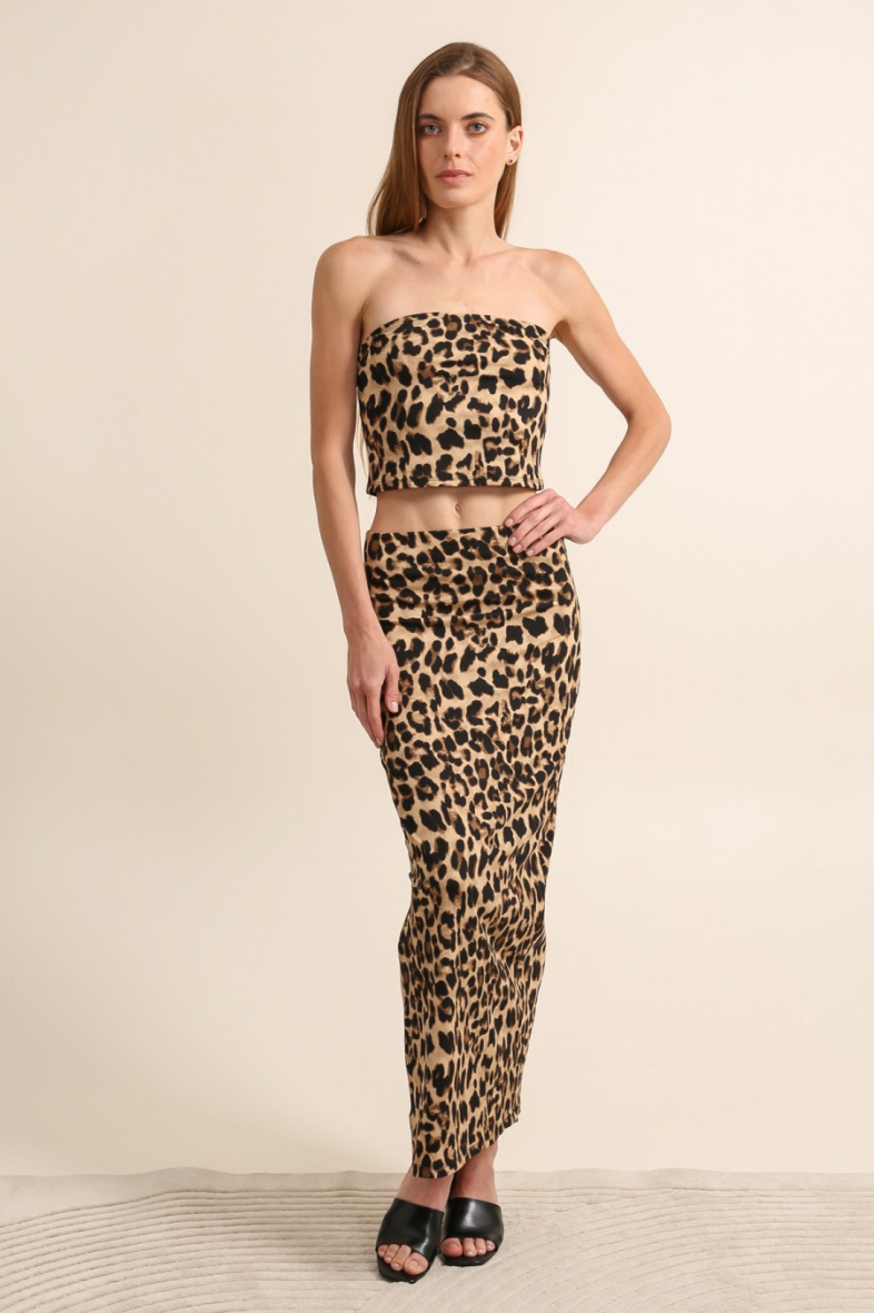 Wholesaler Van Der Rock - Long high waist printed skirt