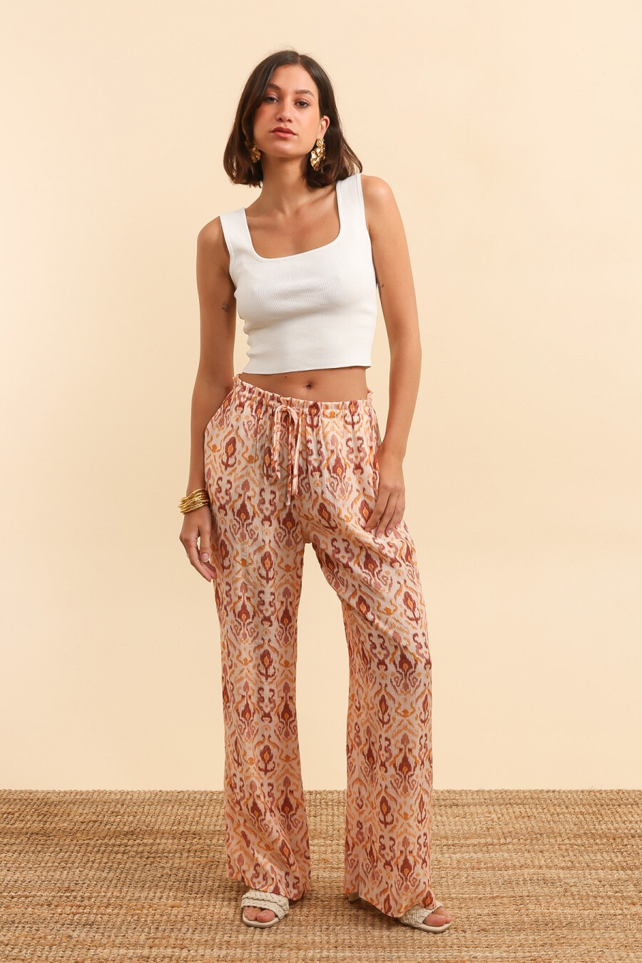 Wholesaler Van Der Rock - Low printed size pants