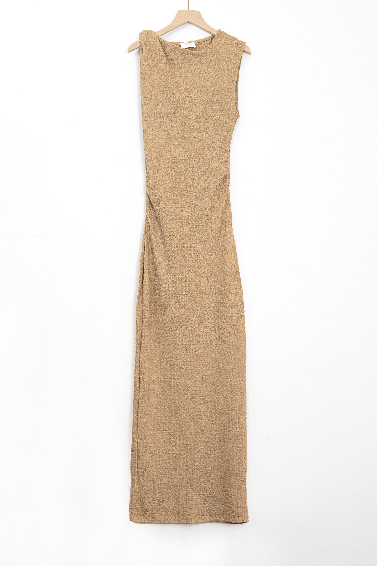 Grossiste Van Der Rock - Robe longue sans manche nouée à l'épaule