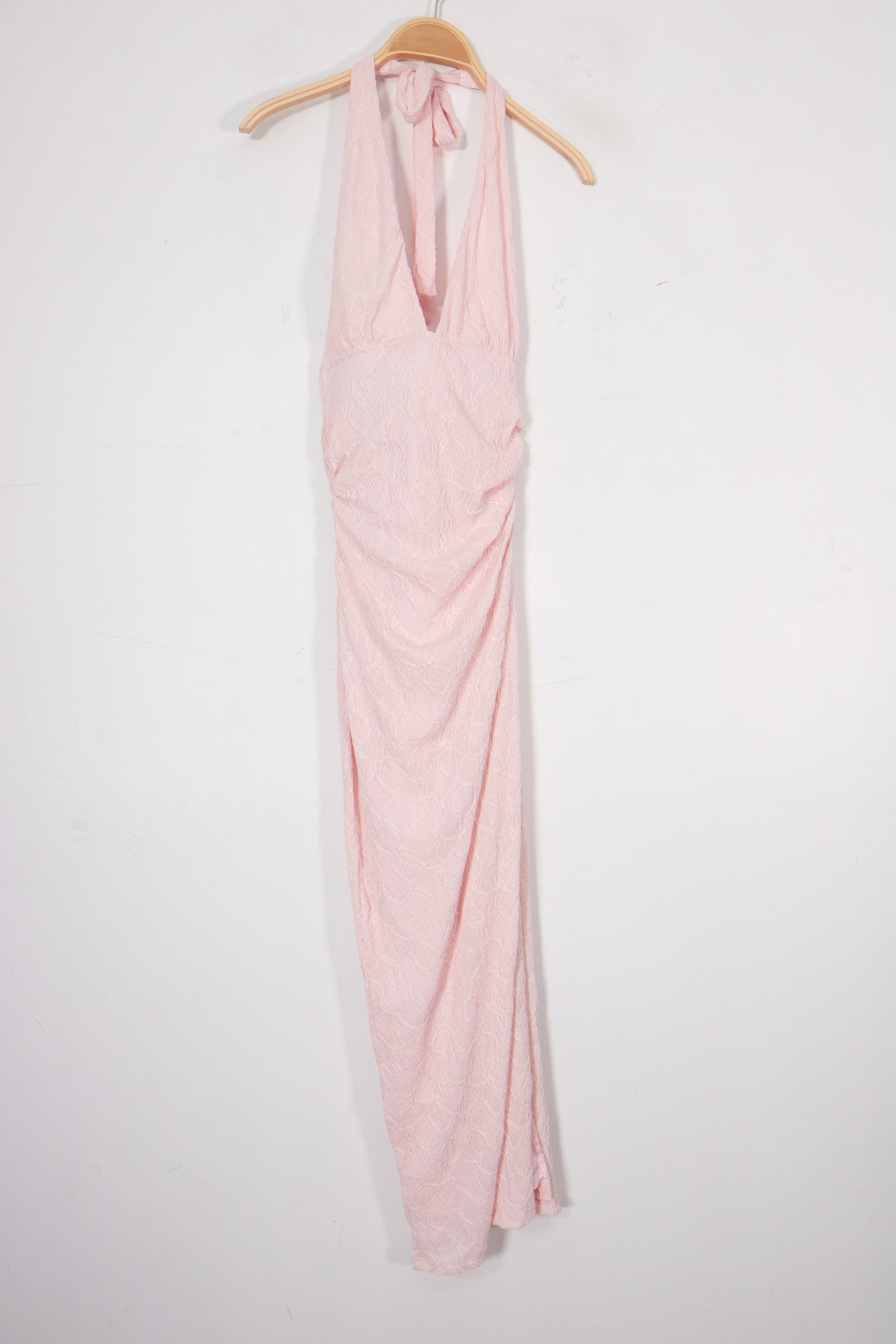 backless lavender maxi dress Ayala Cowl Maxi Dress - Black main image 1