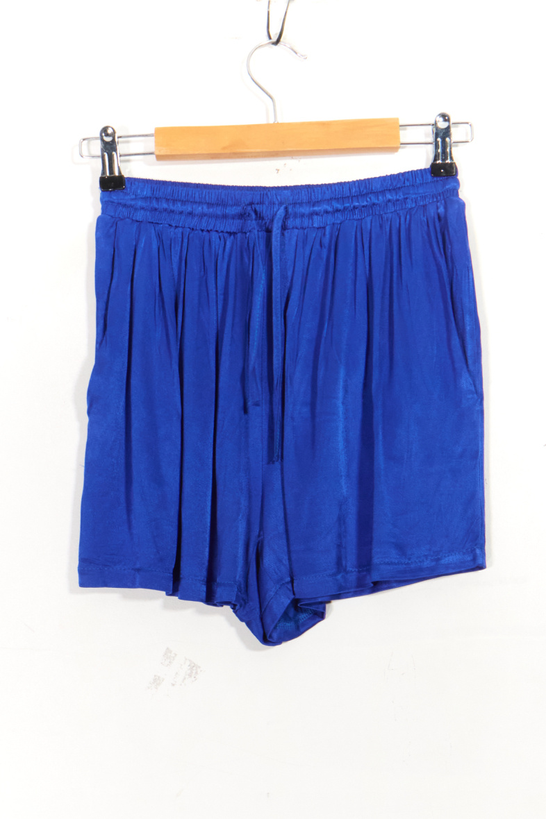 Großhändler Van Der Rock - Lässige Satin-Shorts