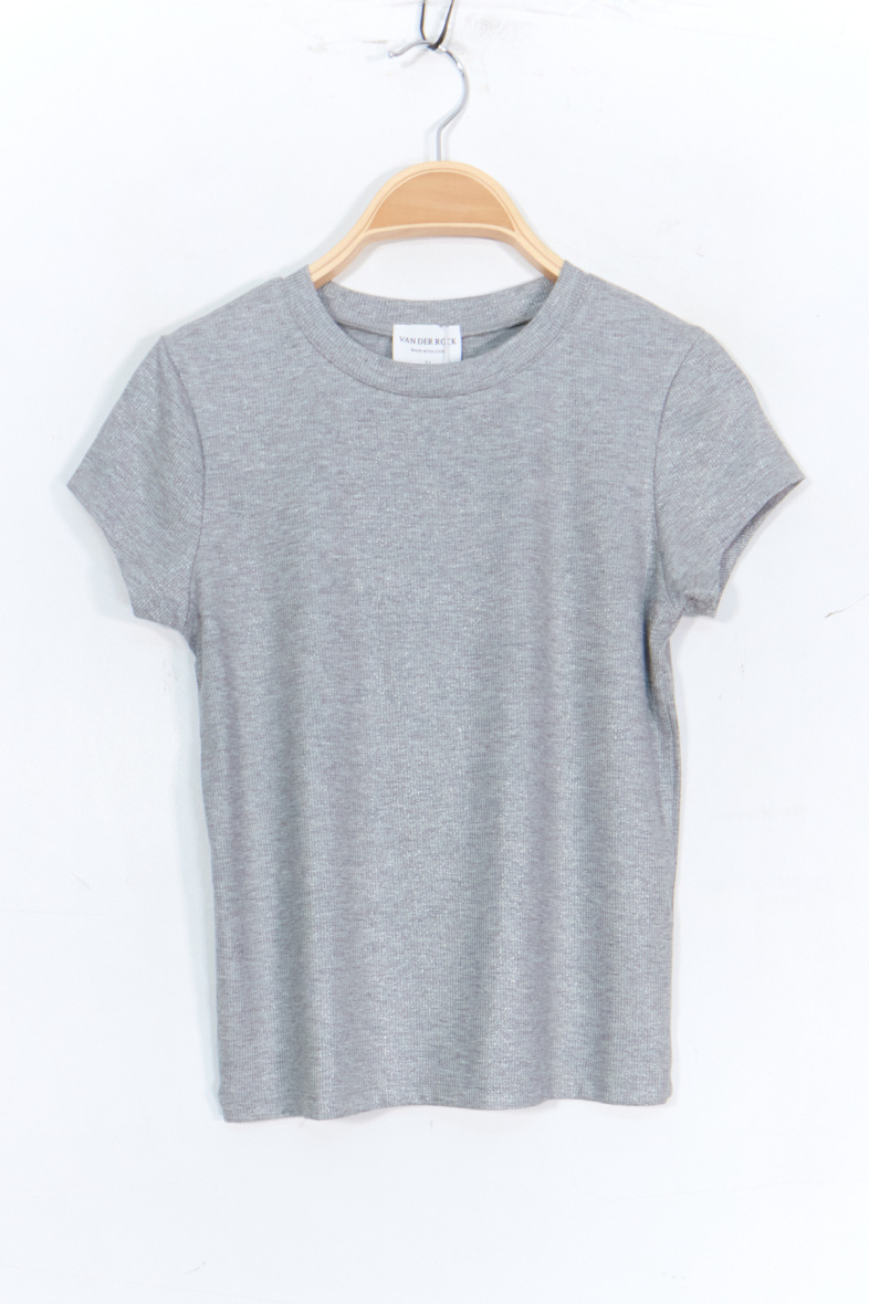 Wholesaler Van Der Rock - Short-sleeved sequined round-neck T-shirt