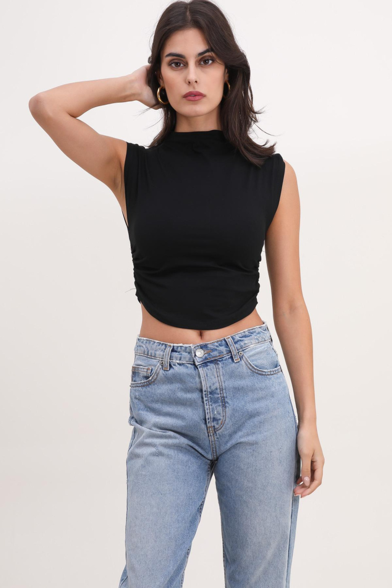 Wholesaler Van Der Rock - Sleeveless top with high neck