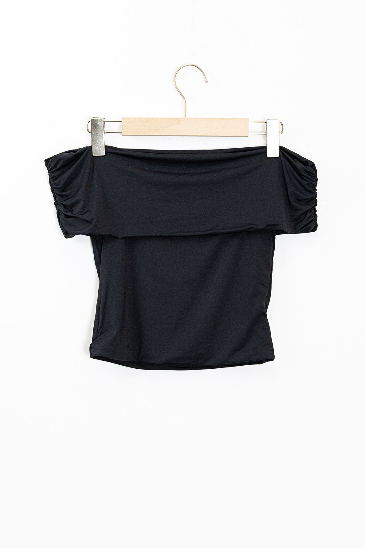 Wholesaler Van Der Rock - High short sleeves with asymmetrical drape collar,
