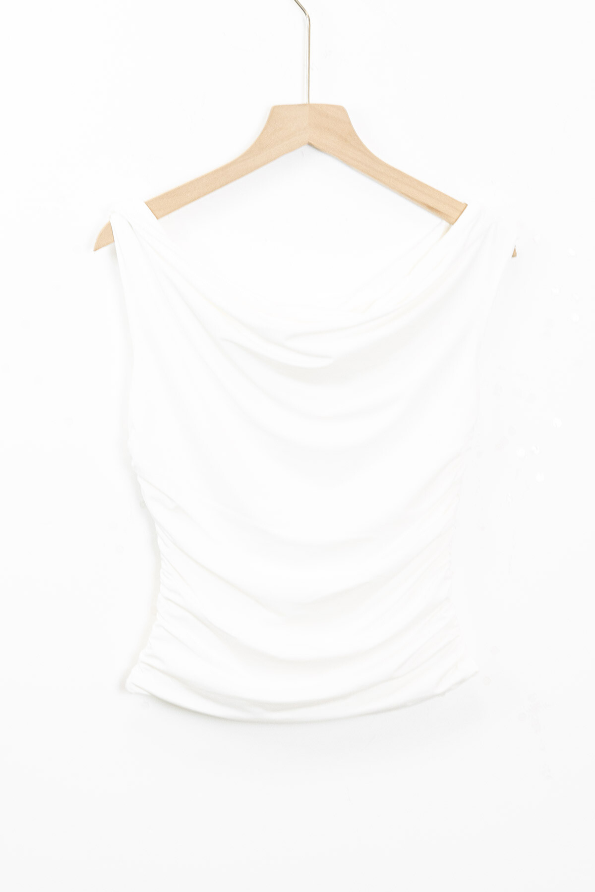 Wholesaler Van Der Rock - High short sleeves with asymmetrical drape collar,