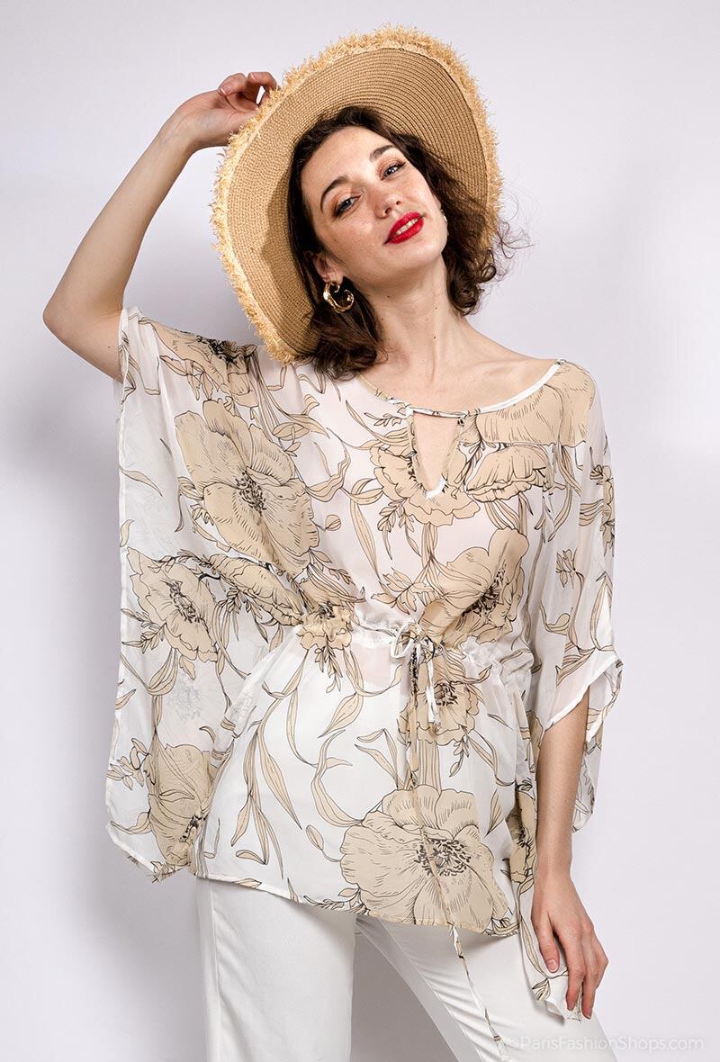 Grossiste Vega's - Blouse fleurie
