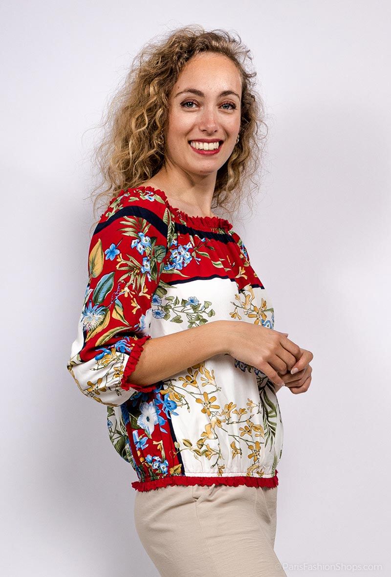 Grossiste Vega's - Blouse imprimée