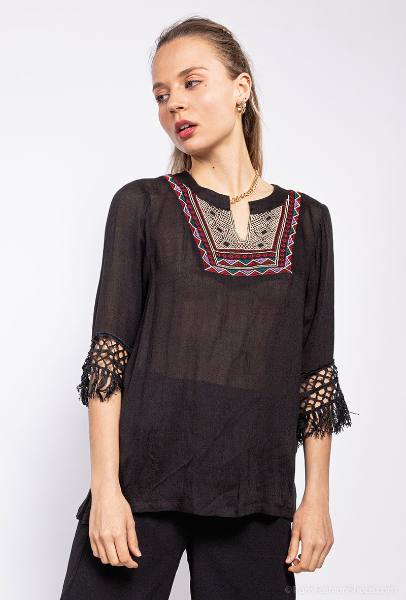 Grossiste Vega's - Blouse bohème