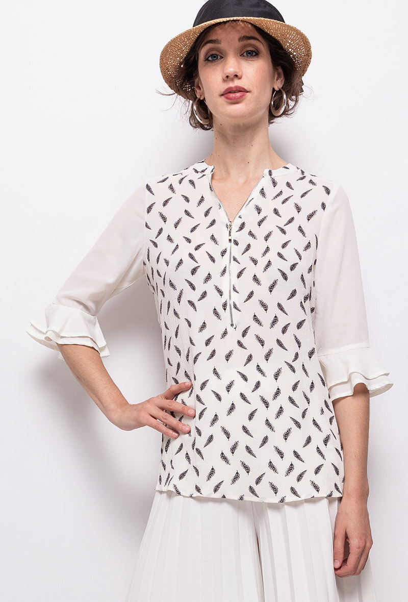 Grossiste Vega's - Blouse imprimée