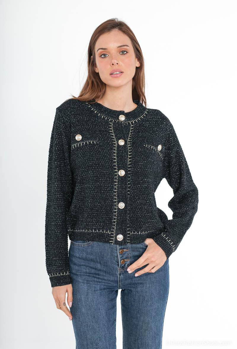 Grossiste Vega's - Cardigan brillants