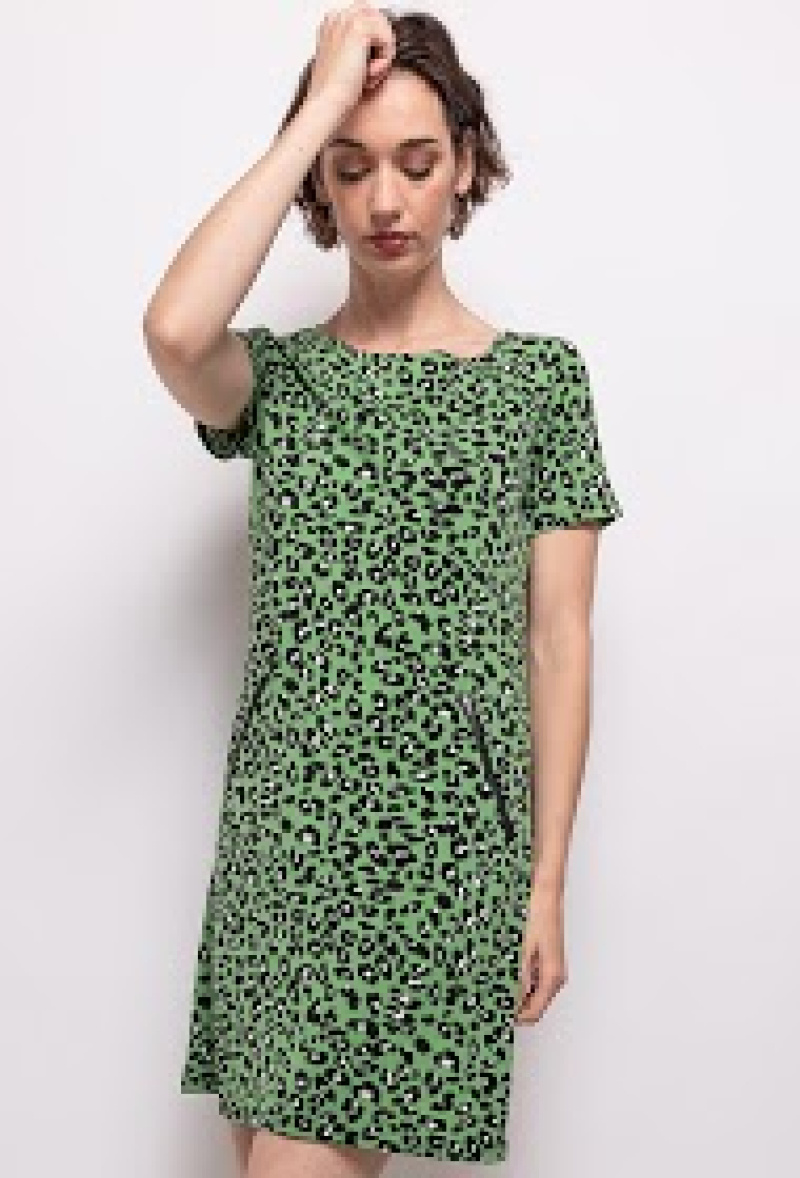 Grossiste Vega's - Robe à imprimé léopard
