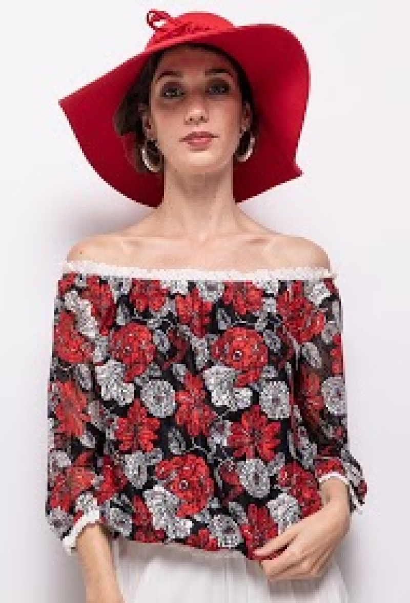 Grossiste Vega's - Blouse imprimée