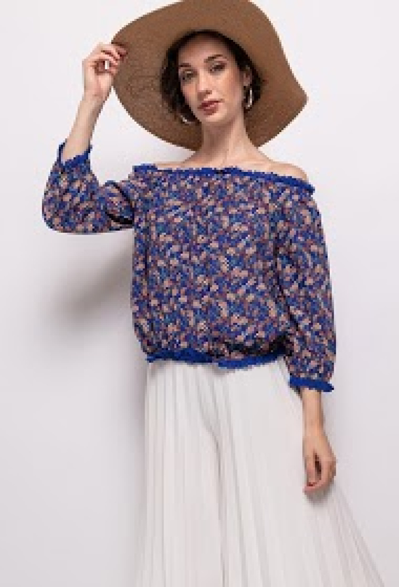 Grossiste Vega's - Blouse imprimée