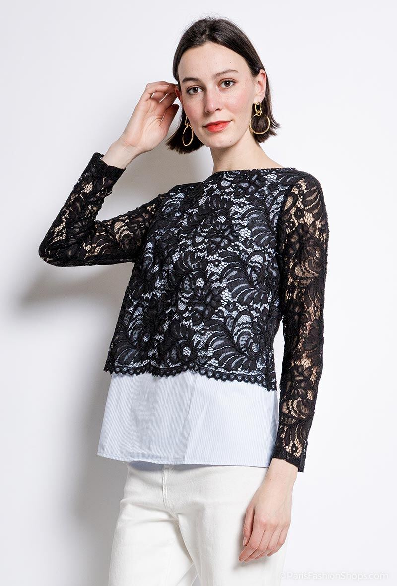 Grossiste Vega's - Blouse en dentelle