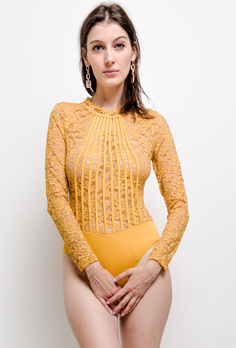 Grossiste Vera Fashion - Body avec dentelle