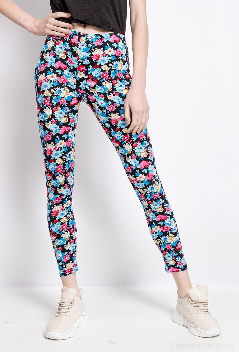 Großhändler Vera Fashion - Leggings mit Blumenmuster