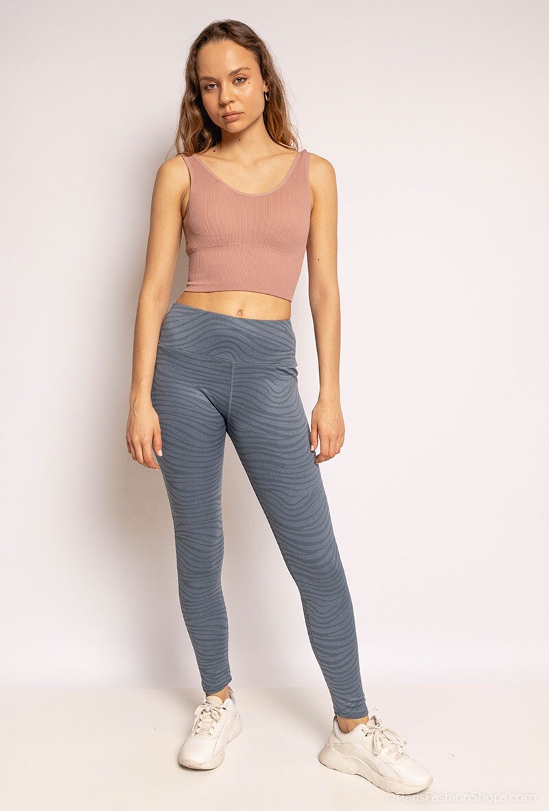 Großhändler Vera Fashion - Leggings mit Zebra-Print