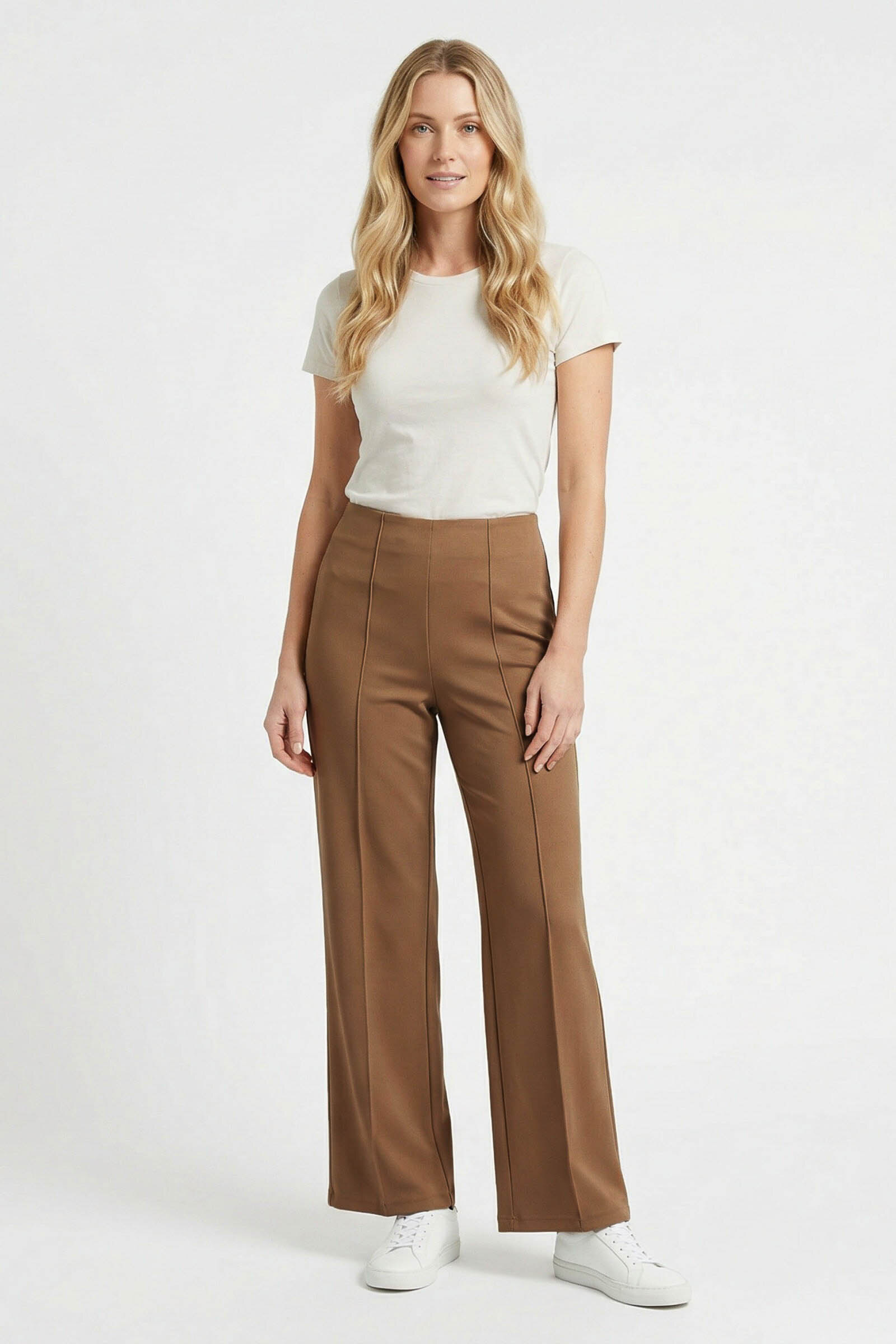 Wholesaler Vera Fashion - Wide leg stretch jersey leggings