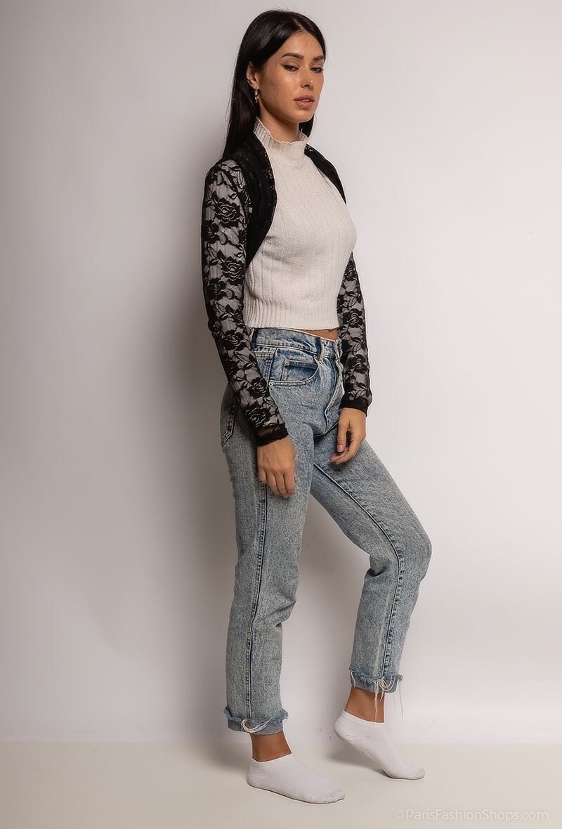 Grossiste Vera Fashion - Boléro en dentelle
