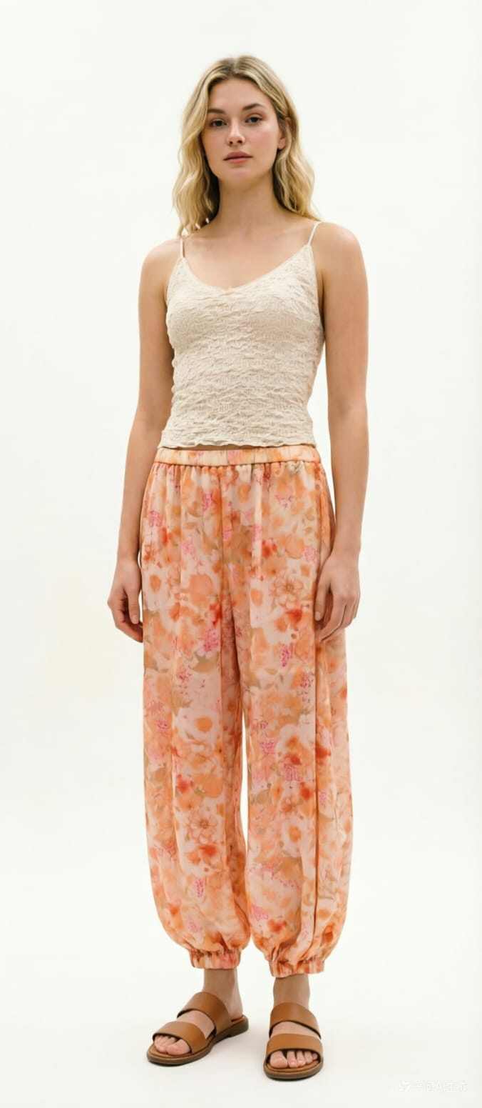 Wholesaler Vera & Lucy - Floral balloon pants