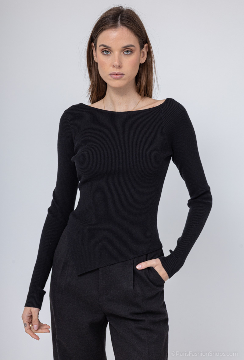 Grossiste Vera & Lucy - Pull asymétrique
