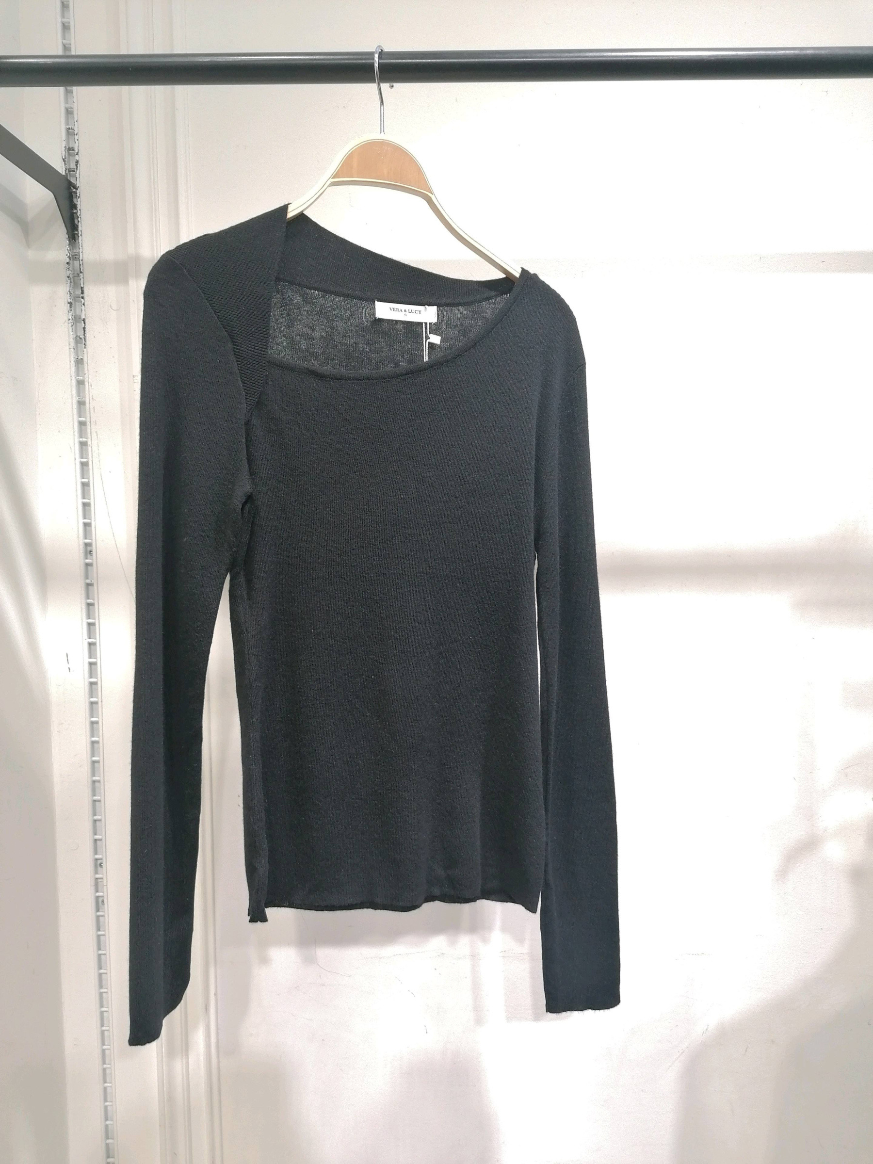 Grossiste Vera & Lucy - Pull encolure asymétrique
