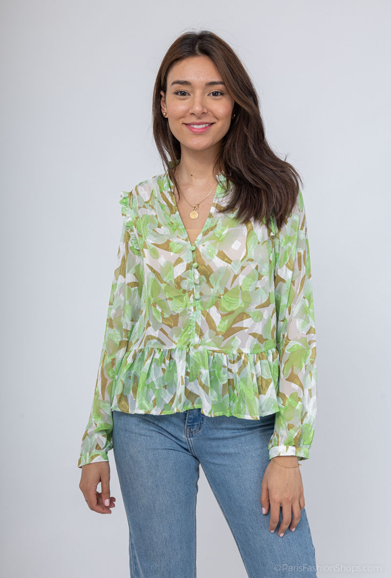 Grossista Vera & Lucy - Blusa di chiffon