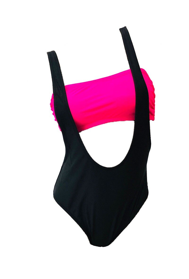 Grossiste Very Zen - Maillot de bain style "salopette" avec bandeau